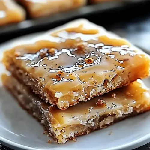 Soft Baked Maple Donut Bars