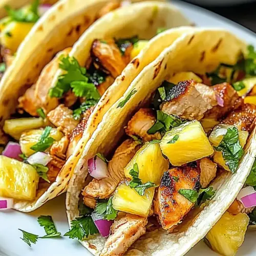 Pineapple Chicken Tacos