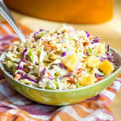 Hawaiian Pineapple Coleslaw