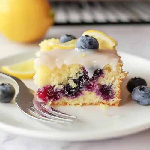 Lemon Blueberry Sheet Cake