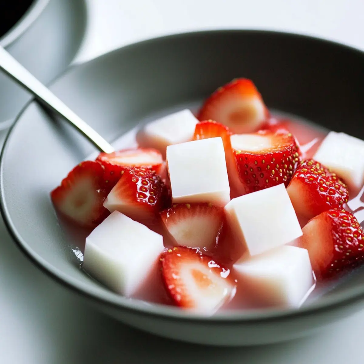 Strawberry-Haupia Agar Agar