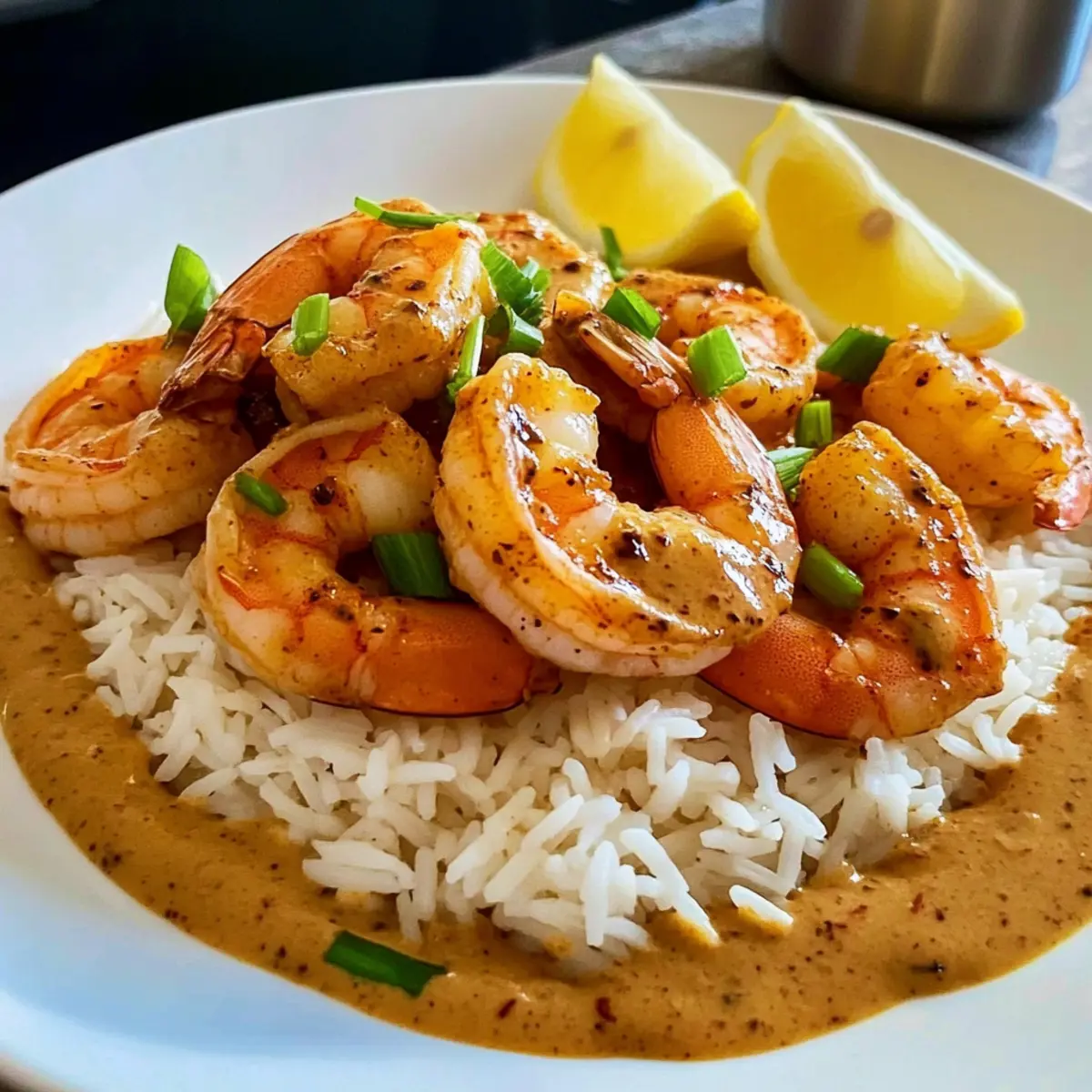 Shrimp with Cajun Cream Sauce