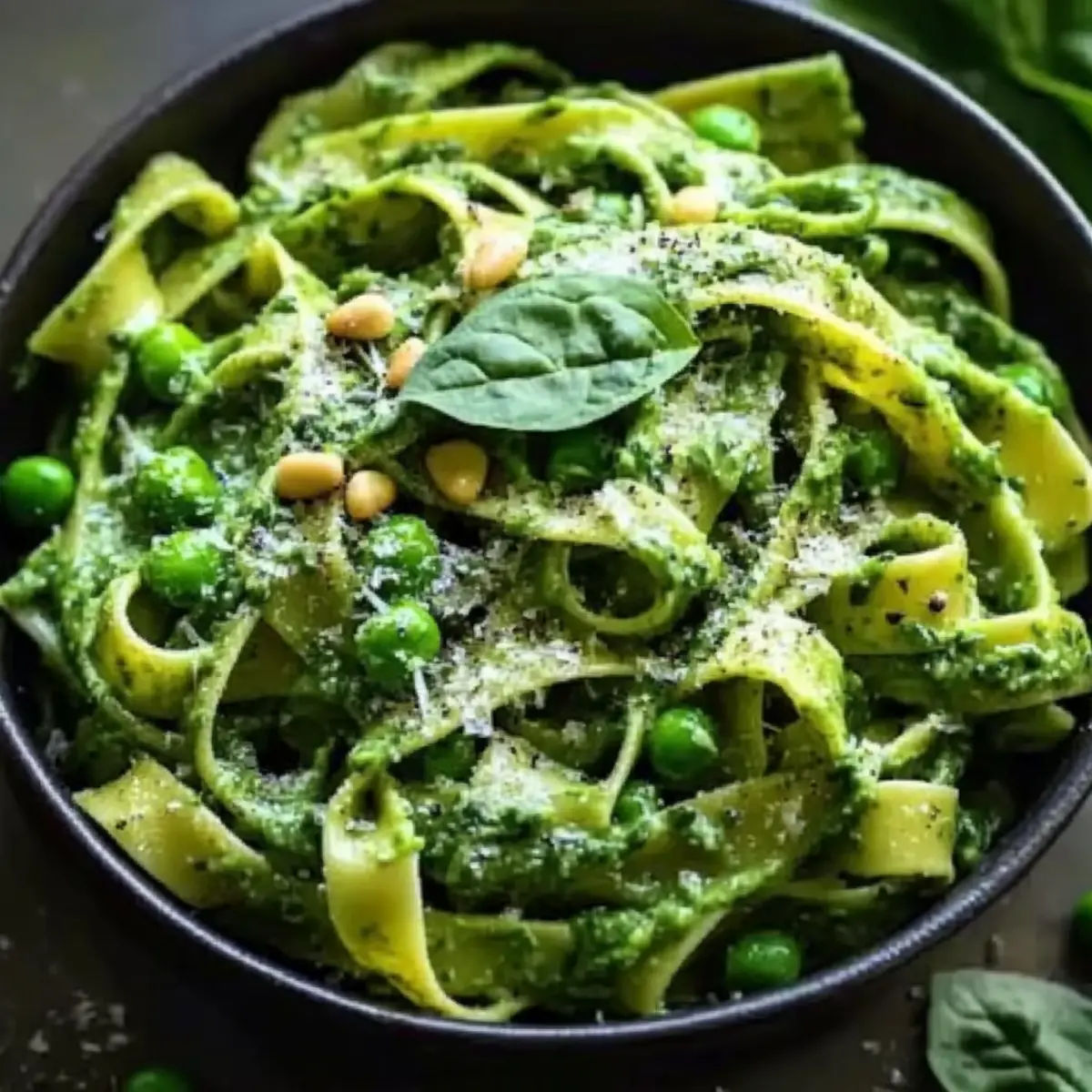 Spinach Fettuccine