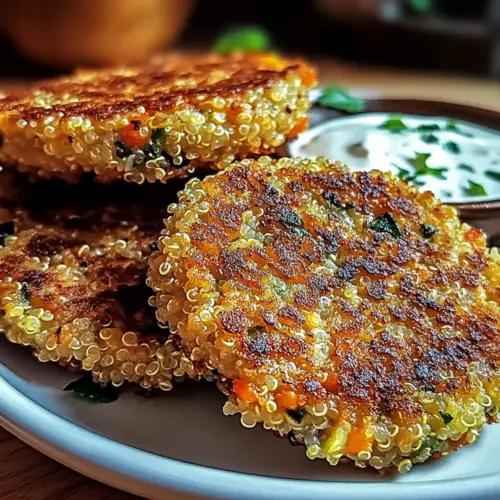 Crunchy Quinoa Veggie Patties