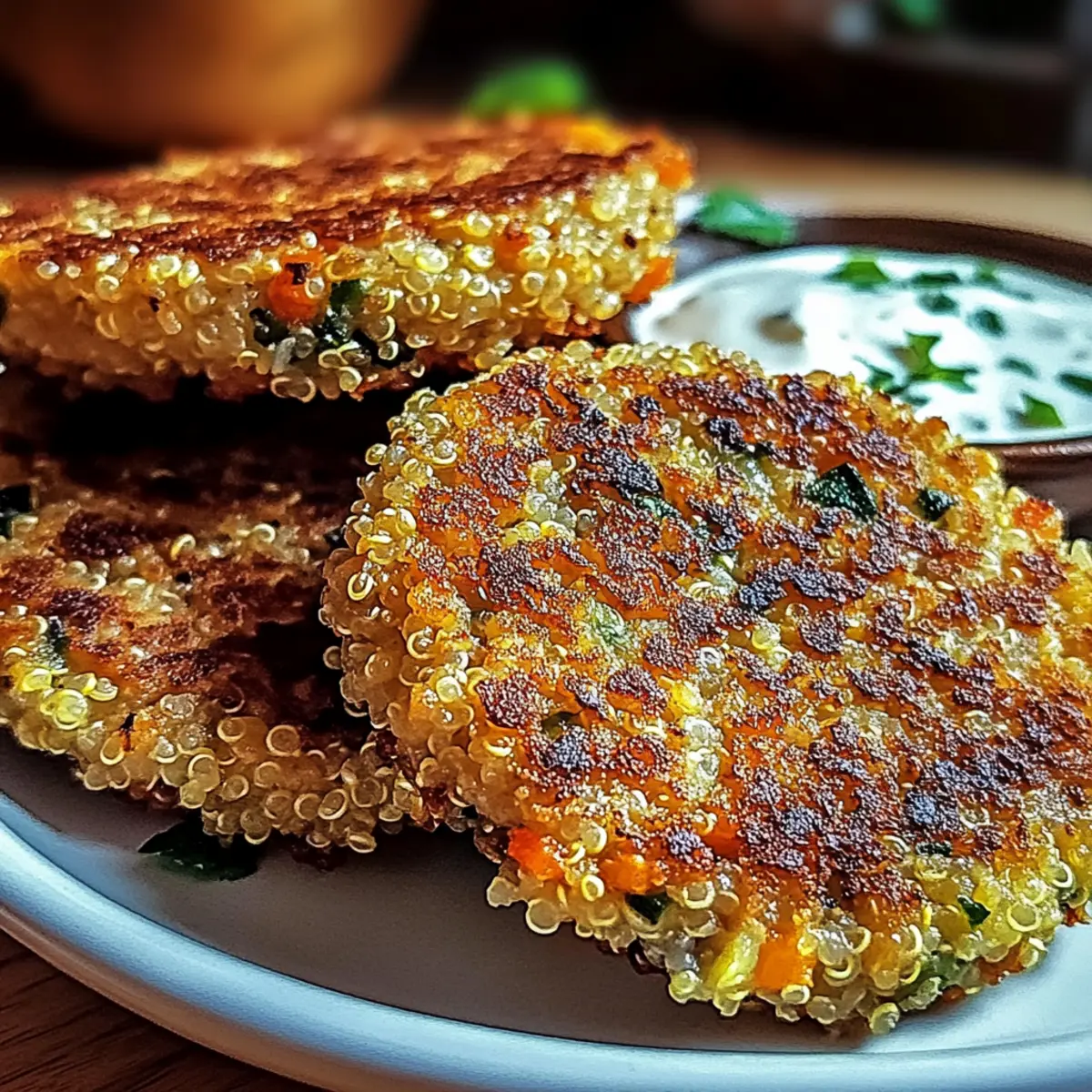 Crunchy Quinoa Veggie Patties