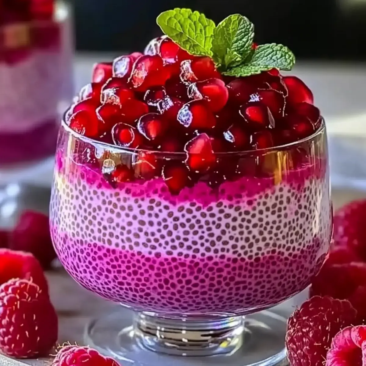 Pomegranate Raspberry Chia