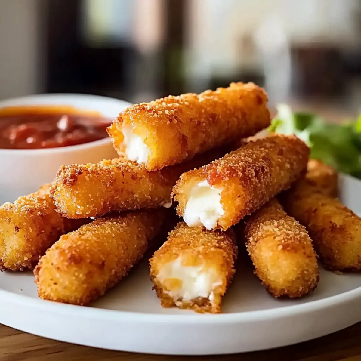 Mozzarella Sticks Recipe Crispy, Cheesy