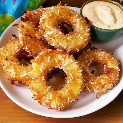 Fried Piña Colada Rings