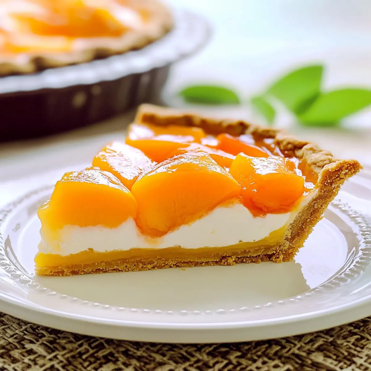 Creamy Peach Pie