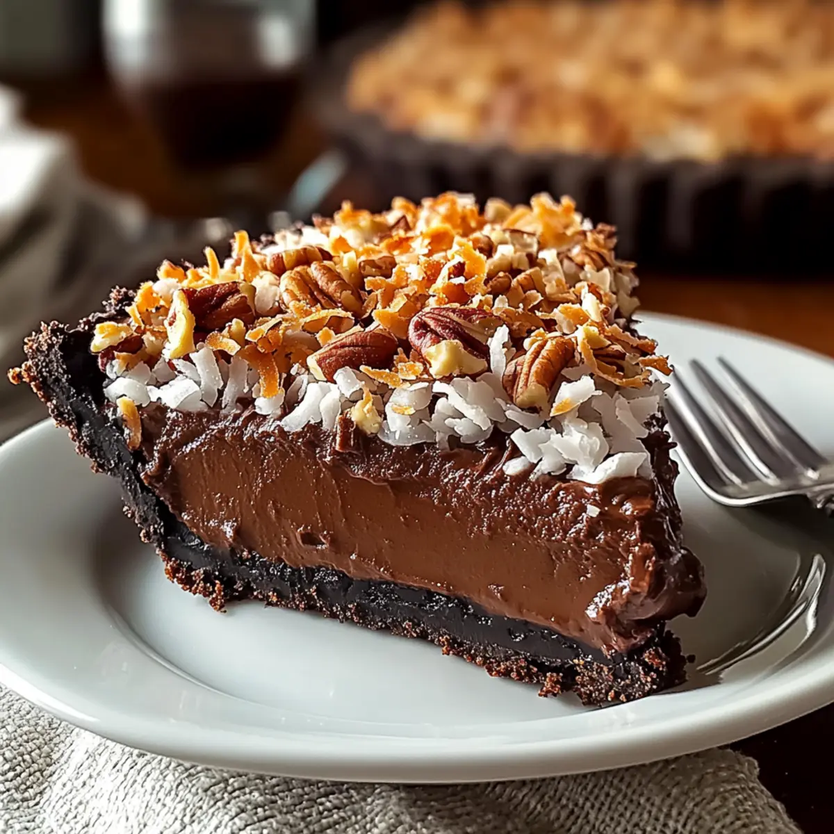 No-Bake German Chocolate Pie