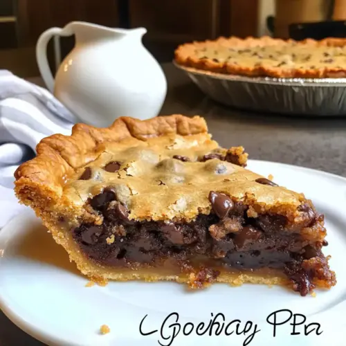 Gooey Chocolate Chip Cookie Pie