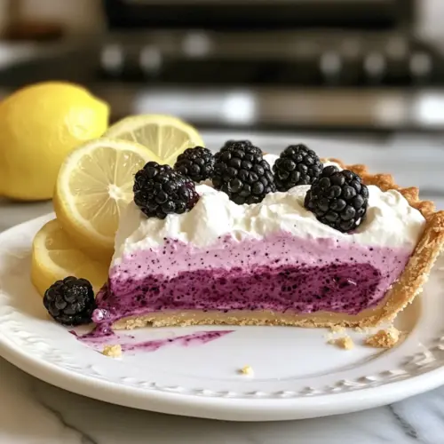 Blackberry Lemonade Pie