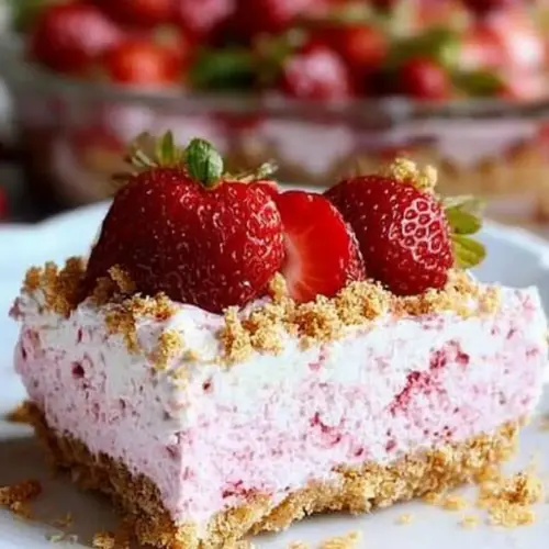 Frozen Strawberry Dessert