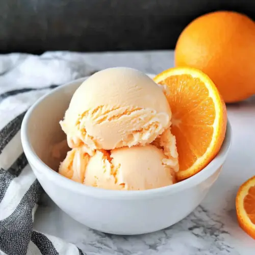 Orange Creamsicle Ice Cream