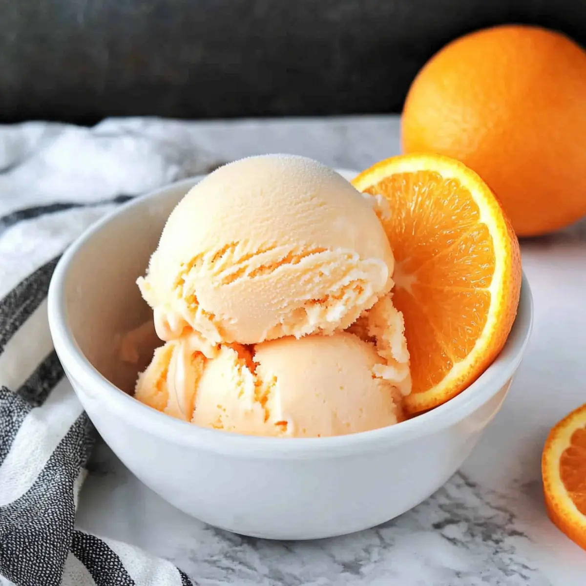 Orange Creamsicle Ice Cream