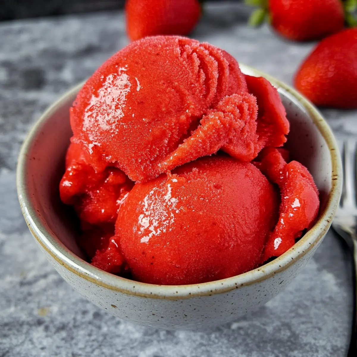 Strawberry Sorbet
