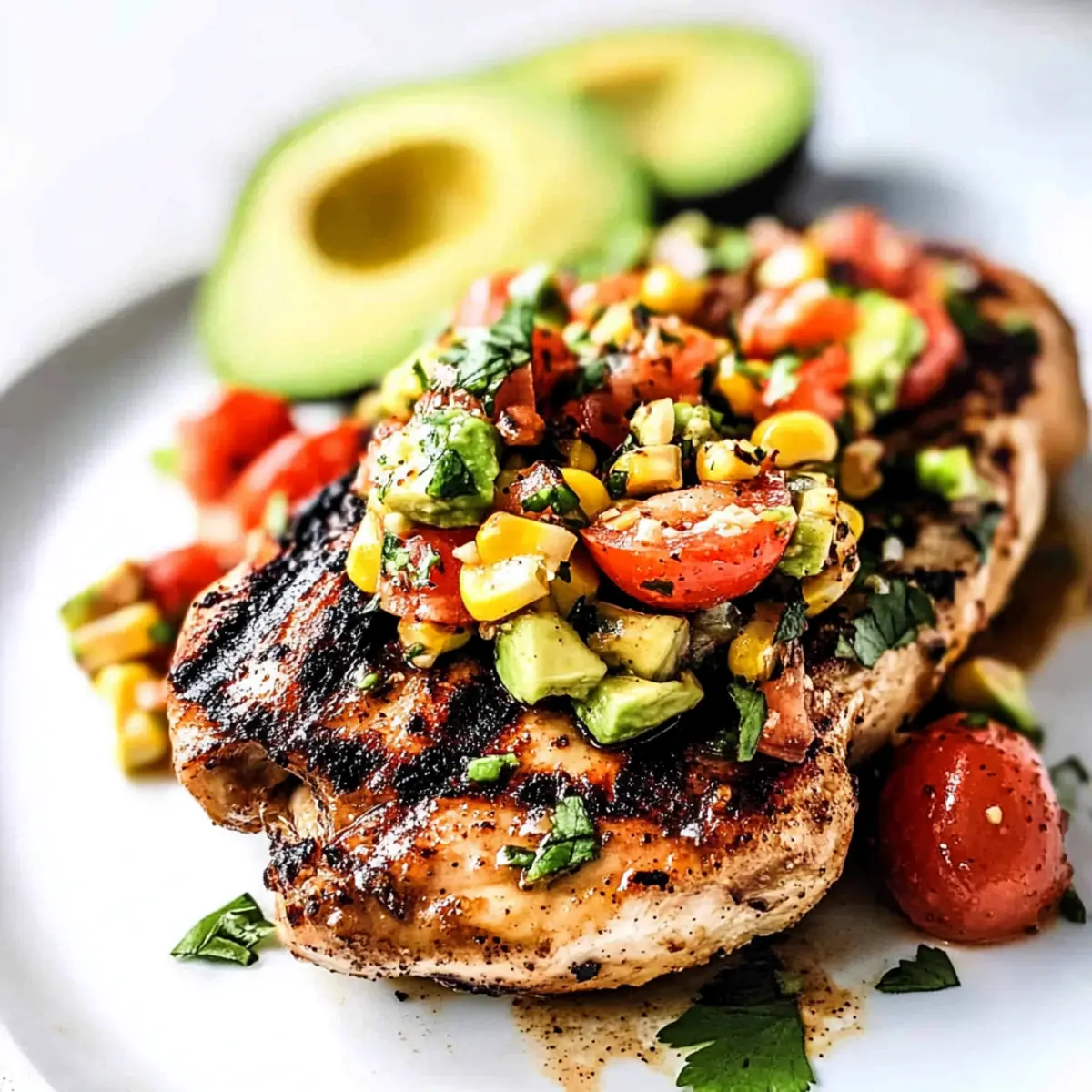 Fiesta Lime Chicken Recipe with Avocado