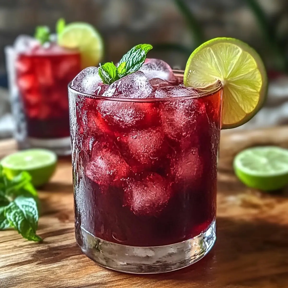 Hibiscus Ginger Iced Tea