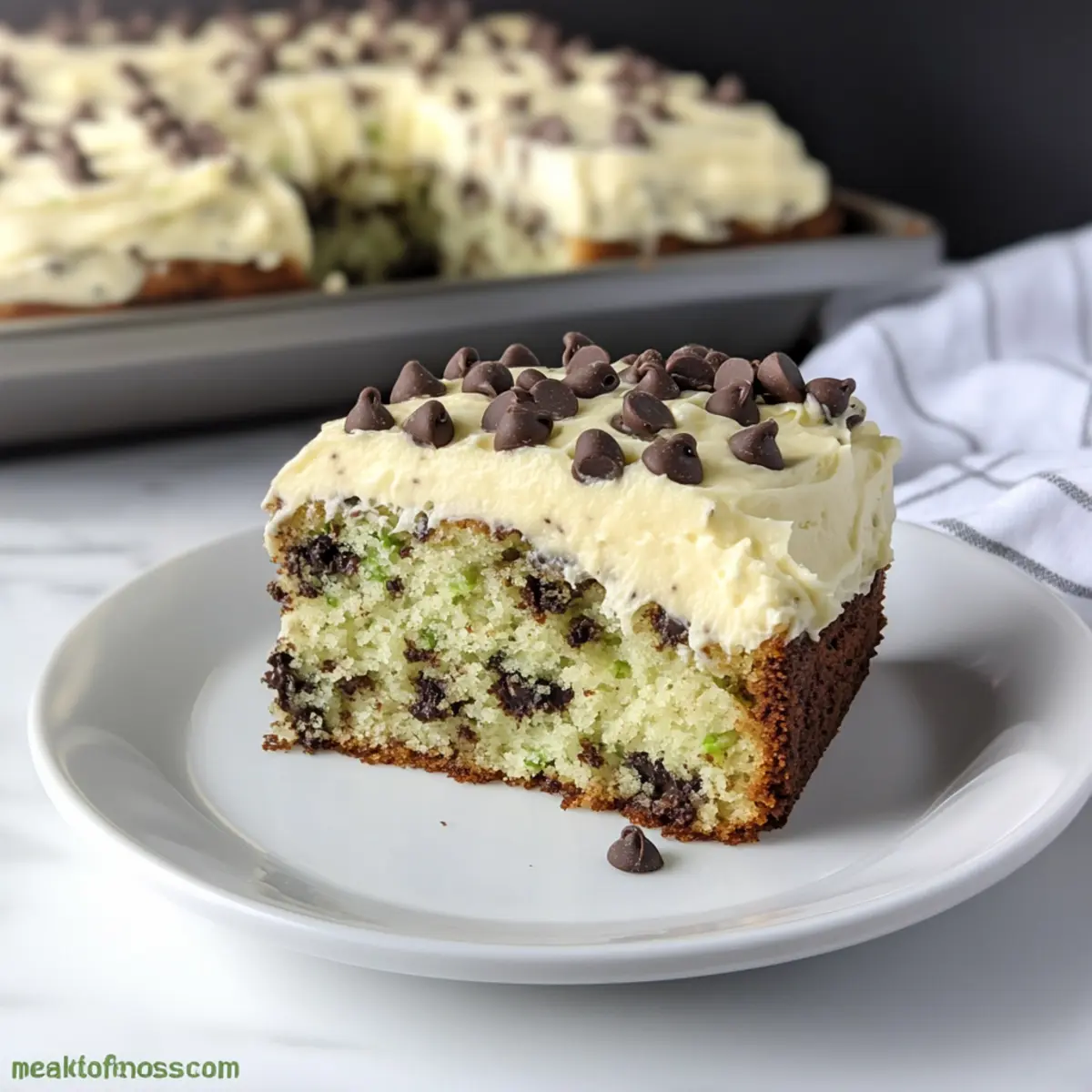 Chocolate Chip Zucchini Cake