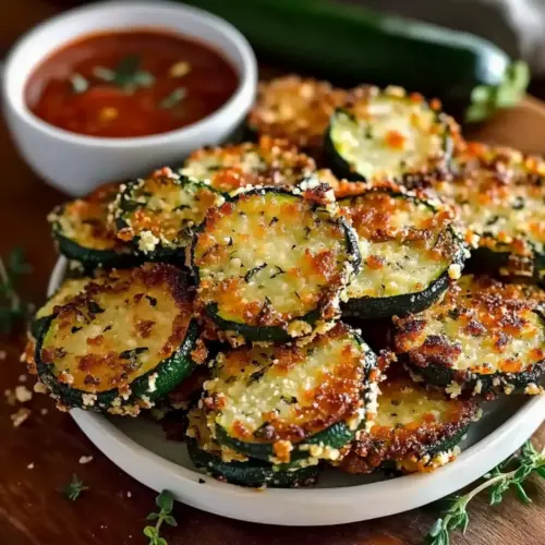 Crunchy Parmesan Zucchini Bites