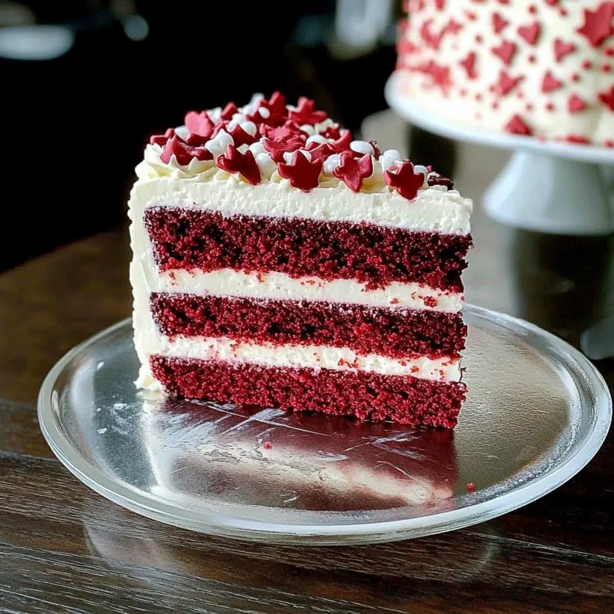 Simple Canada Day Cake