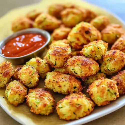 Cheesy Zucchini Tots