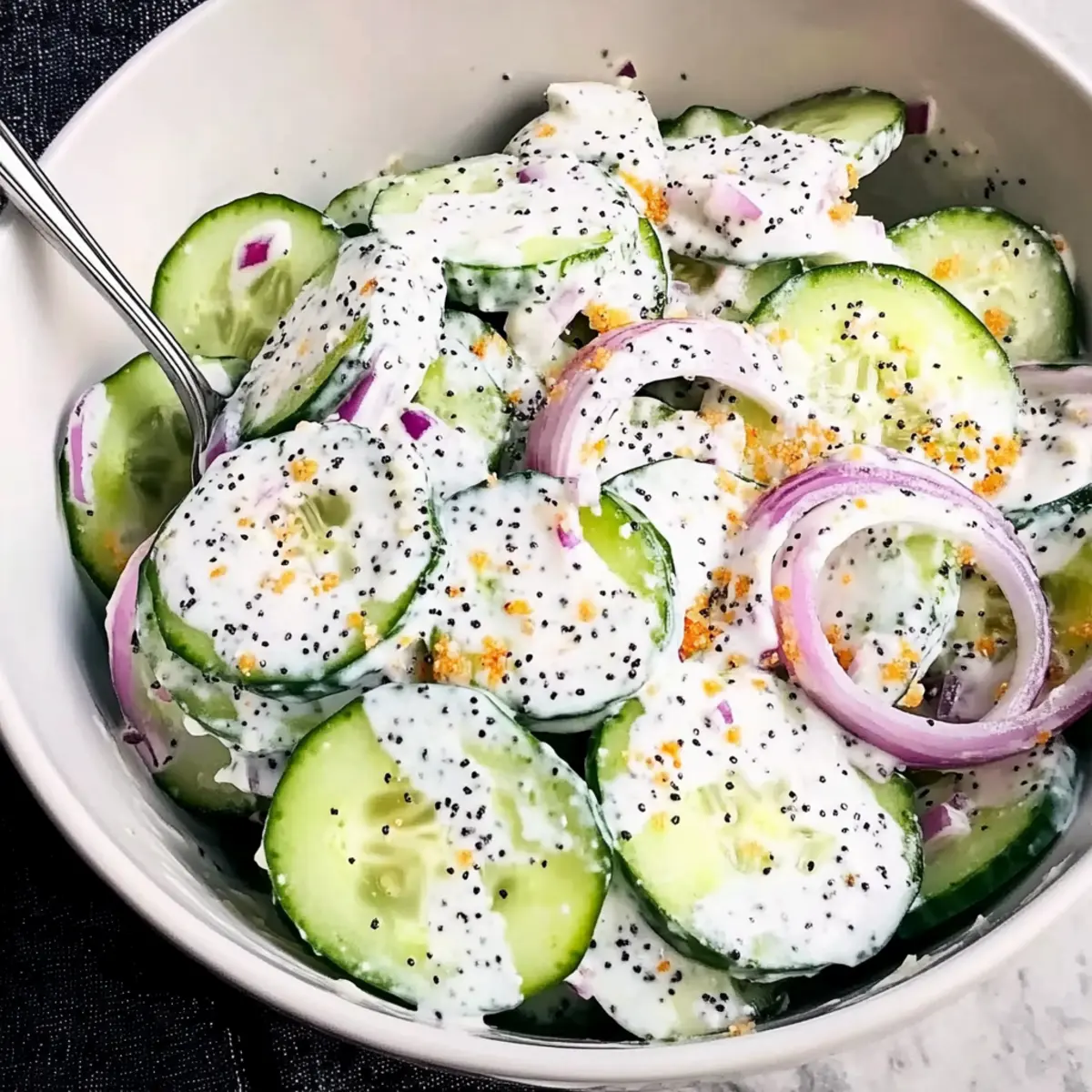 Cucumber Everything Bagel Salad