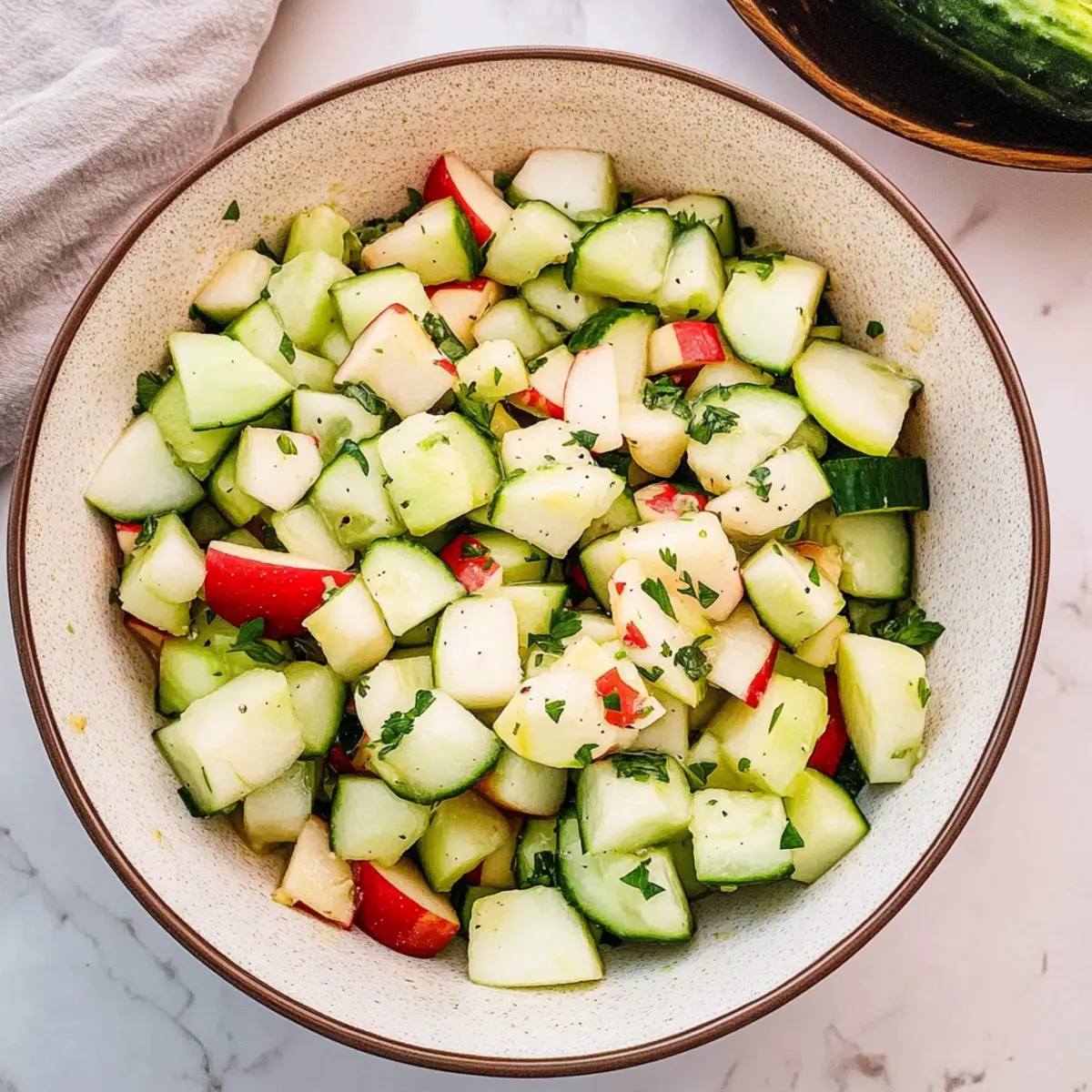 Cucumber Apple Salad