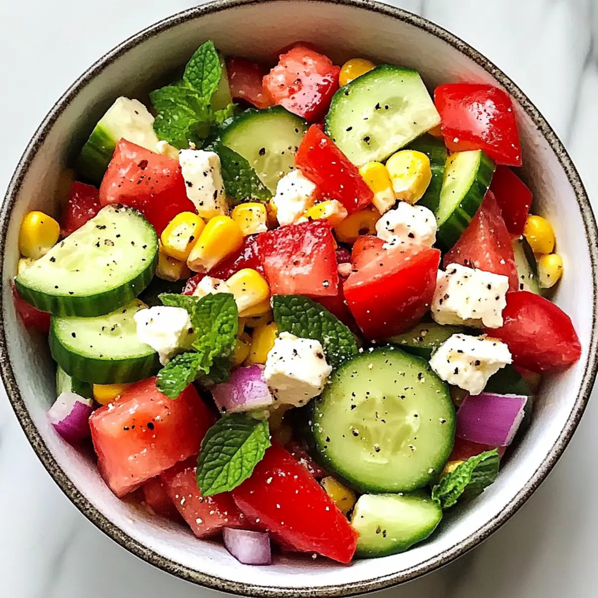Corn and Cucumber Picnic Salad