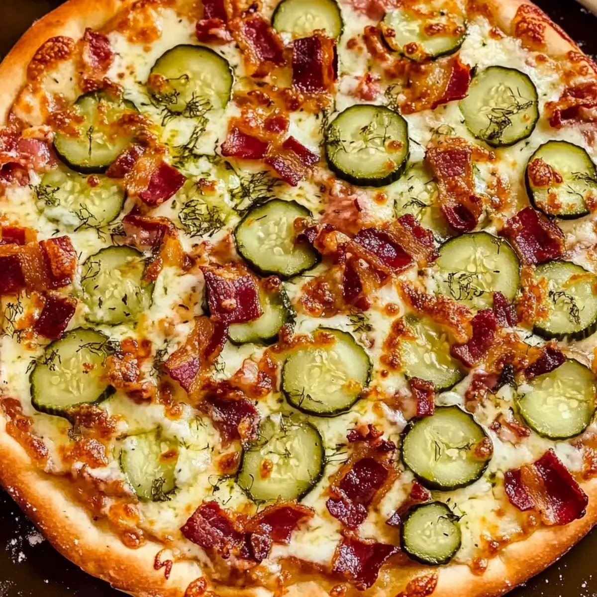 Bacon Pickle Pizza