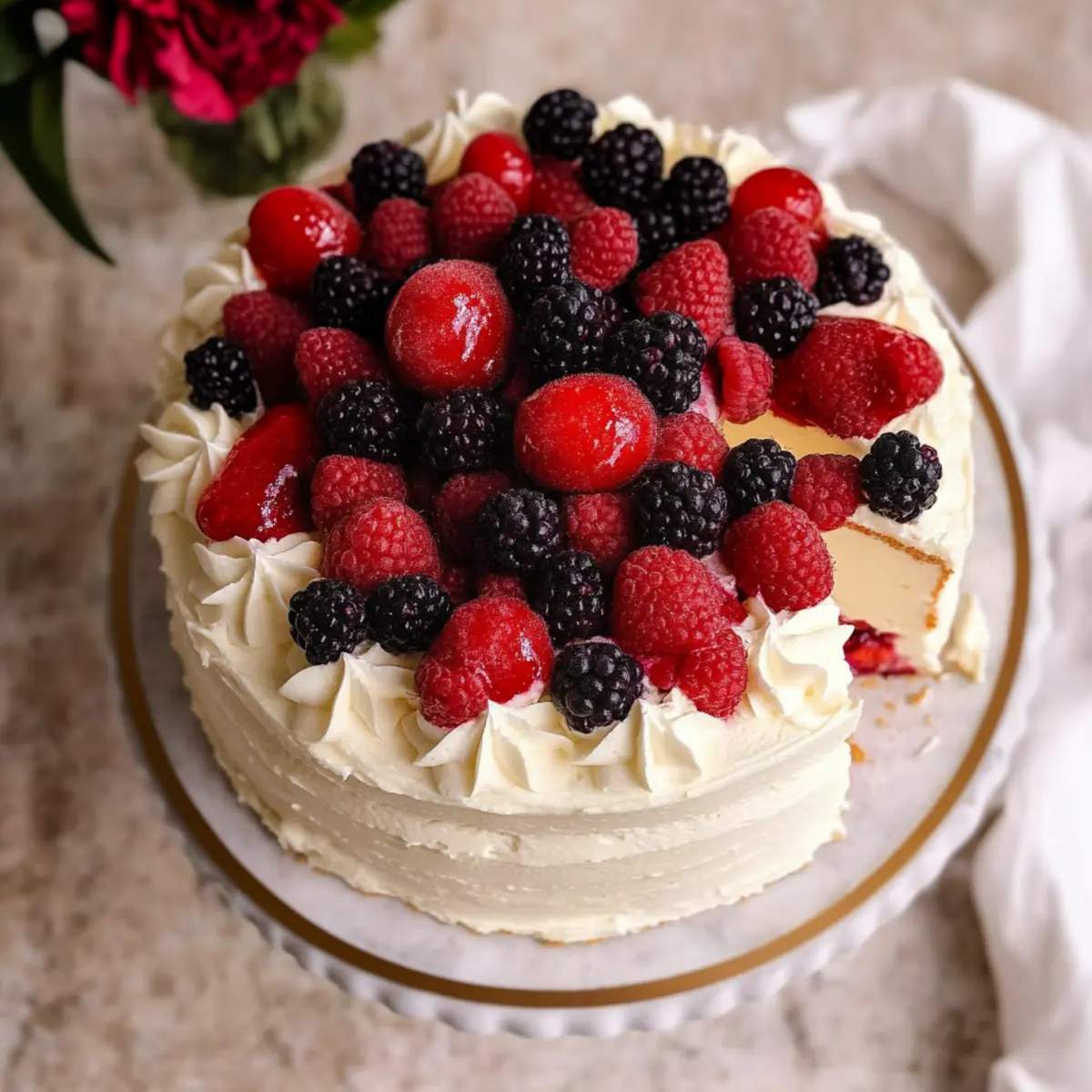 Berry Chantilly Cake