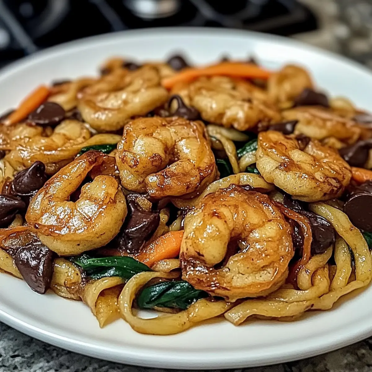 Steak & Shrimp Stir-Fried Noodles