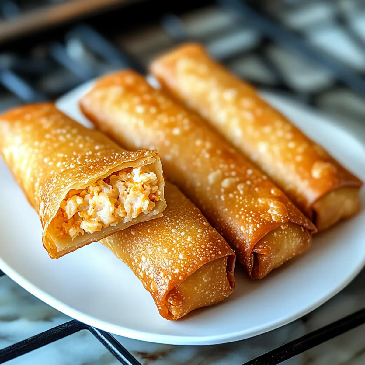 Crab Rangoon Egg Rolls