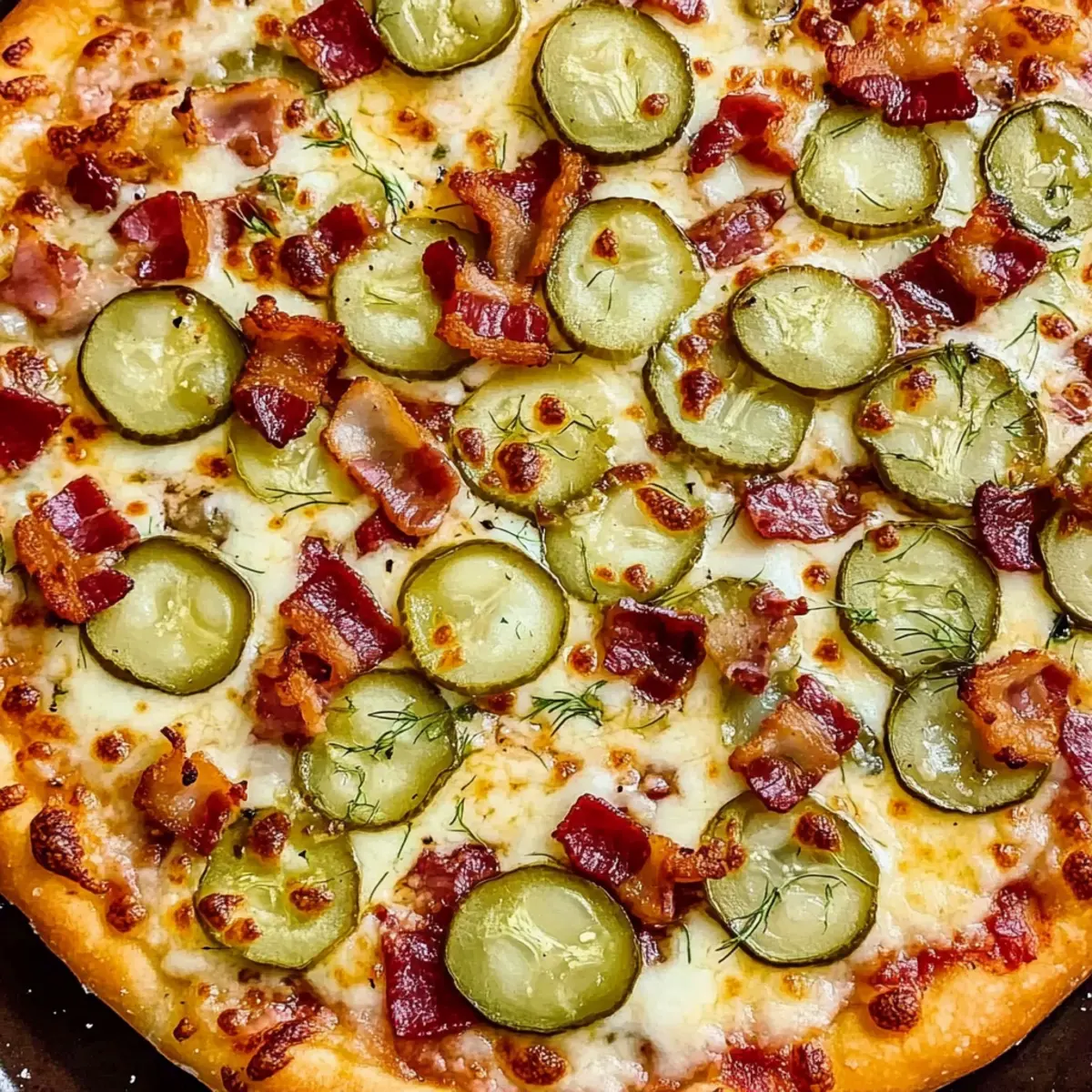 Bacon Pickle Pizza