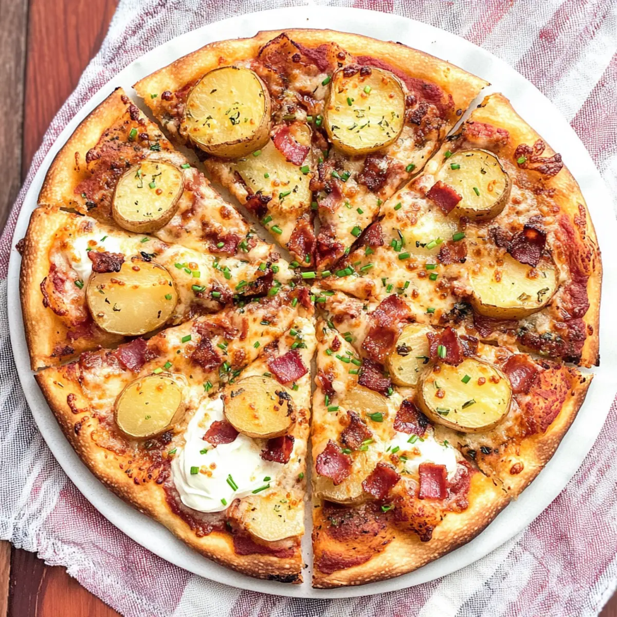 Loaded Baked Potato Pizza