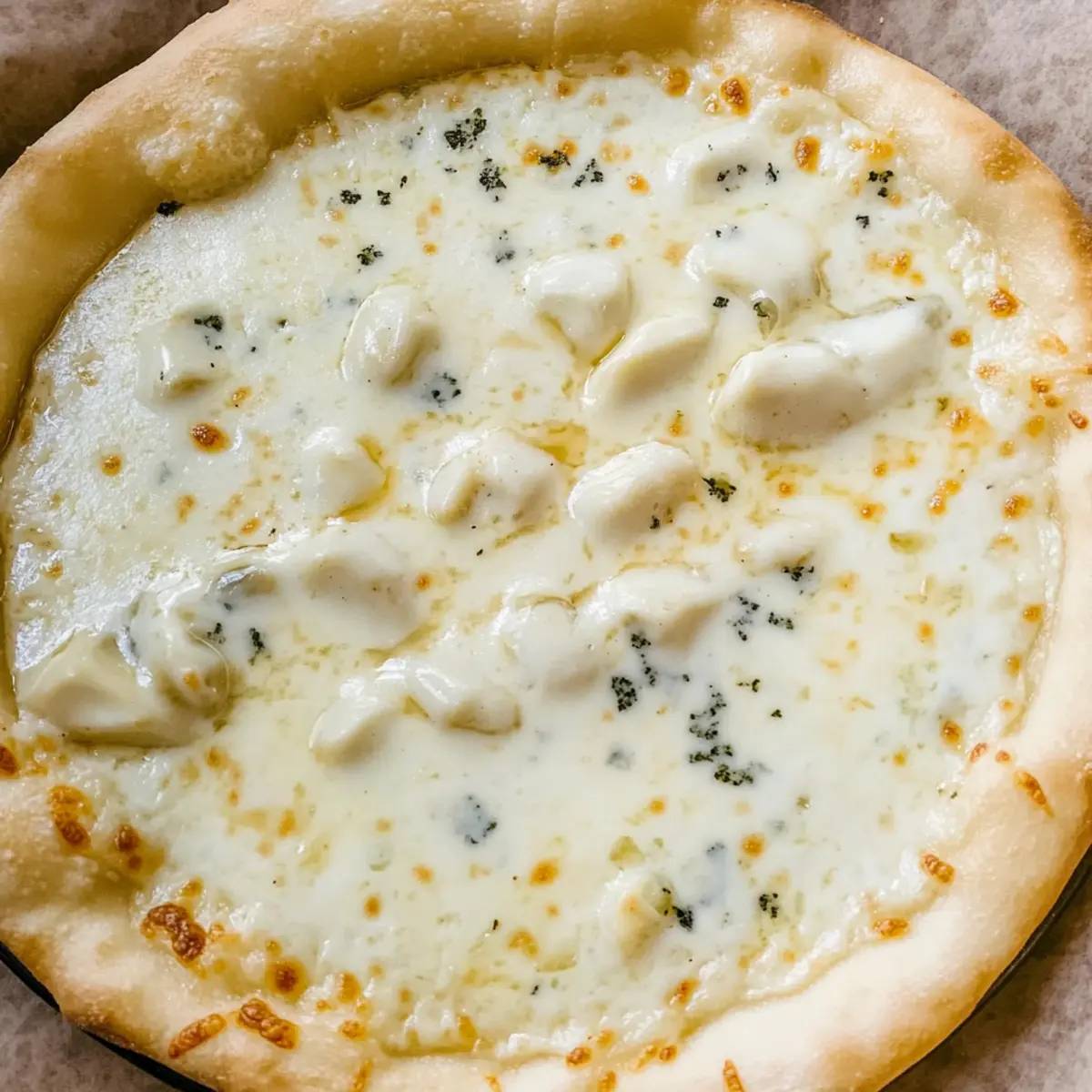 Creamy Garlic White Pizza Sauce