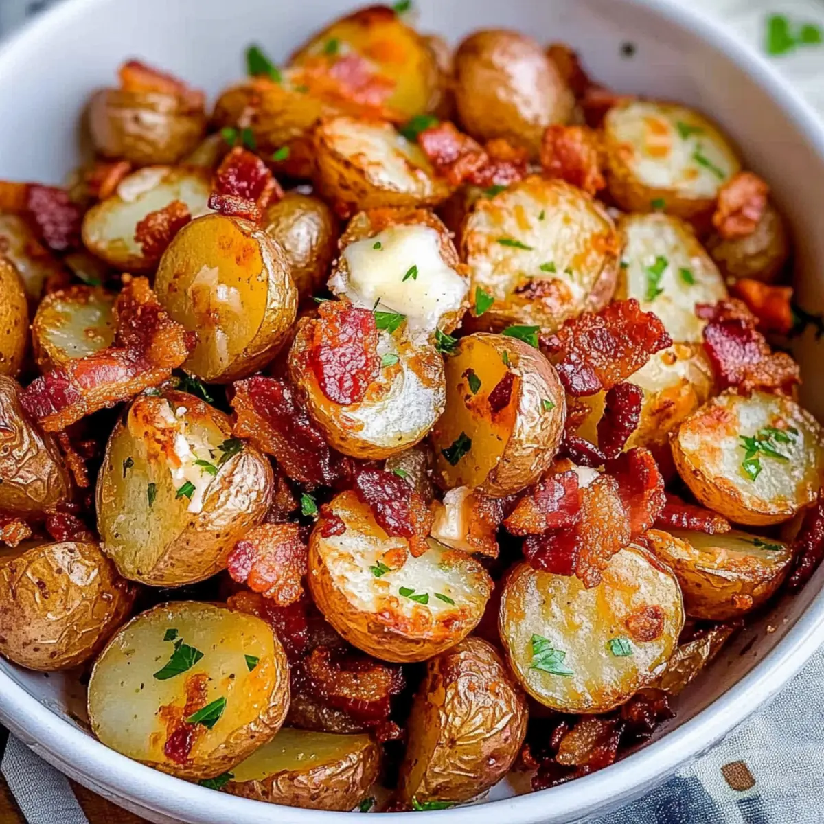 Garlic Butter Parmesan Roasted Potatoes