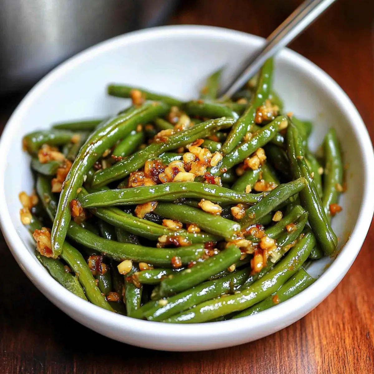 Chinese Green Beans with Garlic Sauce