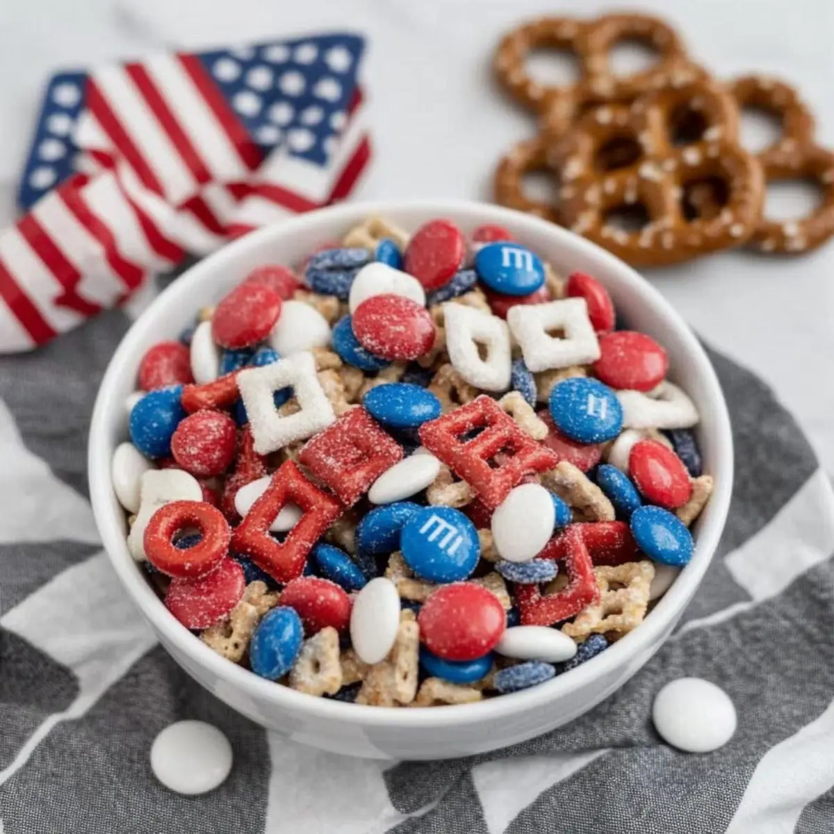 4th of July snack mix